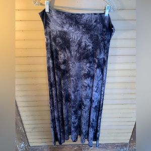 Maxi tye dye skirt